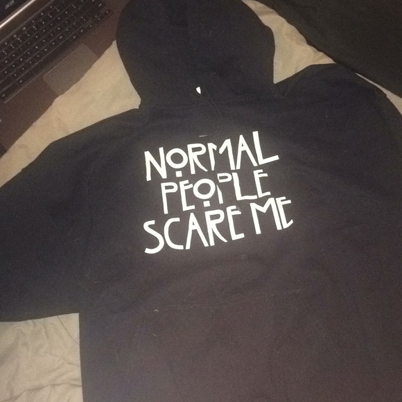 Normal people scare me AHS hoodie - Picture 1 of 2